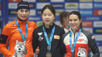 스피드스케이팅 김민선, 월드컵 2연속 500ｍ 금메달