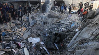 “이스라엘, 민간인 대피 명령한 가자 남부에 대용량 폭탄 투하”