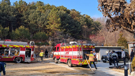 경기 화성 매송면 야산서 불…70대 화상