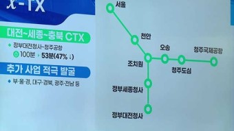 ‘충청권 광역급행철도(CTX) 거버넌스’ 출범…“2028년 착공·2034년 개통”