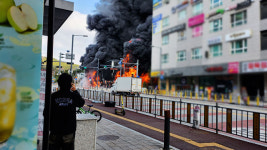 평택 공사 현장서 불…인명피해 없어