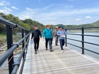 영산강 자전거길 2.2km 무안 단절 구간 개통