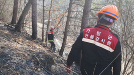 가평군 설악면 야산서 산불…1시간 30분 만에 진화