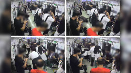 전동차 내 쓰러진 승객, 함께 타고 있던 시민이 심폐소생…간호사로 알려져