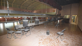 초등학교 강당 조명서 불꽃…학생 50여 명 대피