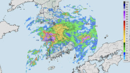 [속보] 전북 군산시 옥도면 어청도리에 시간당 142mm 집중호우