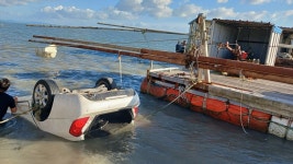 함평서 승용차 해안도로 옆 바다에 빠져…1명 숨져