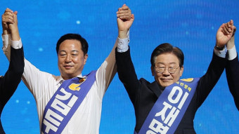 민주당 경남 경선 이재명 87%·김두관 11%…이재명 누적 ‘90%’ 유지