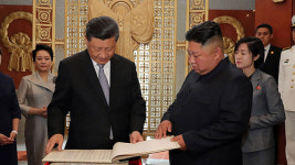 시진핑, 북한 9·9절 맞아 김정은에 축전…“전략적 의사소통 심화”