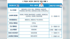 대형마트·편의점 적립식 포인트, 유효기간 최대 5년으로 연장