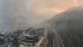 경북 의성 산불로 북의성IC~영덕TG 양방향 차량 통제