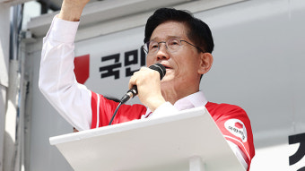 김문수, 수도권·충청 지역 유세…‘중도층 표심 잡기’
