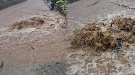 [속보] 진주시, 명석면 외율·내율마을 하천 범람…주민 대피령