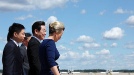 이 대통령, 서재필 기념관 방문…“미래 세대에 독립운동 역사 알리길”