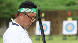 ‘최대 이변’ 김우진, 광주 세계양궁 개인전 첫판 탈락…김제덕·이우석 16강