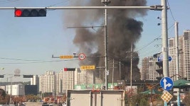 경기 양주 대형마트 화재…24명 대피