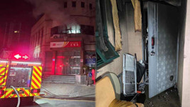 천안 우체국 2층 관사에서 불…인명 피해 없어