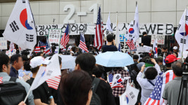 국조특위 잠실 개표소 방문 중 경찰 폭행한 60대 남성 체포
