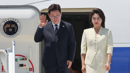 이 대통령, 튀르키예 앙카라 도착…나토 정상회의 첫 참석