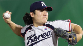 ‘5연속 금 향해!’ 한국 야구, 대만전 쾌승…선발 곽빈 6이닝 10K