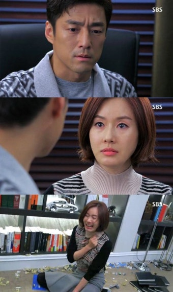 ‘따말’ 김지수, 화 내는 지진희에 가슴치며 오열