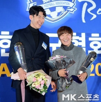 손흥민 지소연, ‘2014 대한축구협회 시상식’서 남녀 올해의 선수상 수상