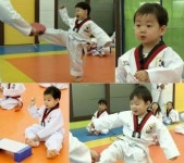 슈퍼맨이돌아왔다 삼둥이, 태권도 삼매경…씩씩하네!