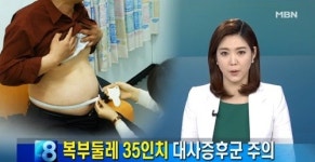 대사증후군 증상, 복부둘레 33인치 이상이라면 의심 예방법은 뭔가보니?