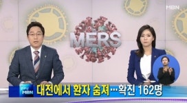 확진자 162명, 대전 메르스 환자 사망…확진자 수 세계 2위