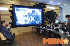 노래방 어플리케이션 홍보모델 윤민수 기자회견 [MBN포토]