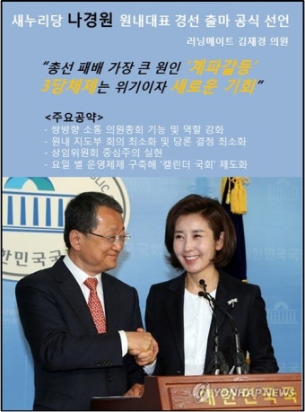[한장뉴스] 나경원 원내대표 출마