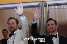 라이언 고슬링·맷 보머, 칸영화제 레드카펫 밟았어요~ [MBN포토]