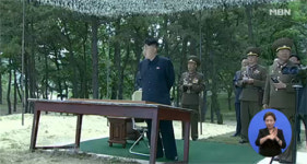 北 김정은, 미사일 발사 참관 올해만 '7차례'