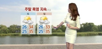 [오늘의 날씨] 주말 36도로 폭염 지속…일부지역 소나기