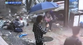 용인 정류장사고…냉장탑차 시민 향해 돌진 7명 사상