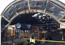 여수 수산시장 화재…피해액 논란 5억 2천만원