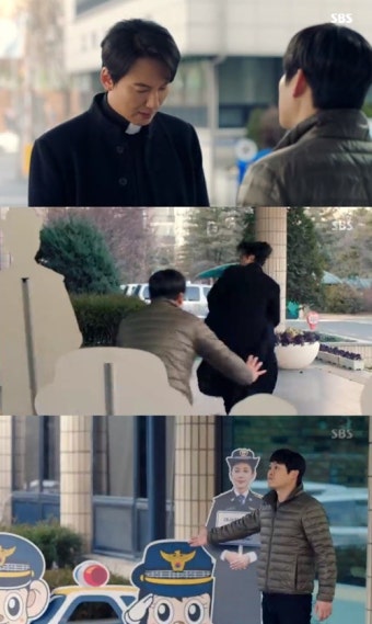 ‘열혈사제’ 김남길, 김성균에게 일침 “어설픈 형사는 악의를 만든다”