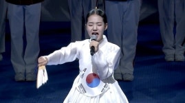 김태연, ‘2023 성남 세계 태권도 한마당’ 개회식서 특별한 애국가 제창