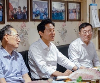 의사들과 '횟집 만찬' 나선 오세훈…