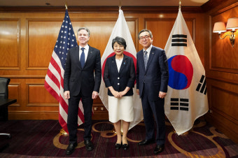 한미일 외교장관 회담...