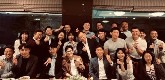 한동훈, 여당 사무처 당직자들과 만찬...