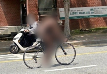 대학 캠퍼스서 알몸으로 자전거 탄 유학생 입건