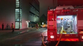 서울 제약회사 사무실 화재…냉장고서 발화