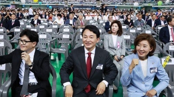 나경원, '김여사 문자' 한동훈·원희룡 공방에 