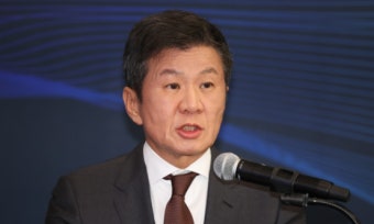 '4선 도전' 정몽규, 제55대 축협회장 선거 후보 등록