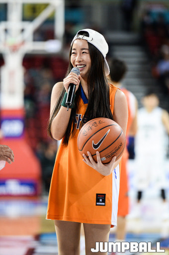 [KBL] 영화배우 한수아 '전자랜드 화이팅!'