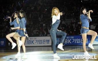 WKBL 올스타 - 헬로비너스 축하공연