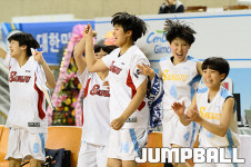 [포토화보] 연맹회장기 상주여중과 수원제일중의 결승경기, 수원제일중이 47-44로 우승