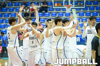 [JB포토] 남자농구대표팀, 뉴질랜드에 80-71로 승리하며 아시아컵 3위 차지