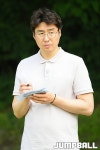 [JB포토] 심박수 트레이닝 진행하는 KEB 김완수 코치